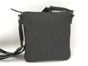 Gucci Bag Crossbody GG Black Messenger Canvas